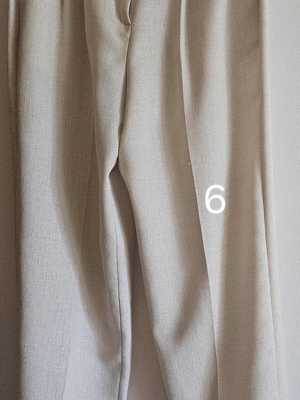 Men's Tailored Beige Dress Pants